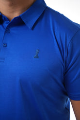 Blue Pawn Embrodiery Polo